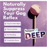 DEEP Gag Suppressing Sucker Purple Raspberry Flavored