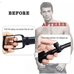 Negative Pressure Hand Extension Tie Rods with Air Valve Switch For Penis Pumps