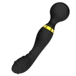Powerful Dual Head Handheld Massager with Modes & Speeds Classic Black