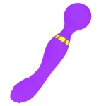 Powerful Dual Head Handheld Massager with Modes & Speeds Seductive Purple