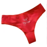 Lips and Hearts Print Thong Pure Cotton
