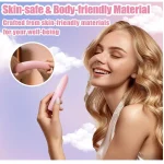 Rechargeable Silicone Clitoral Bullet Vibrator Light Pink