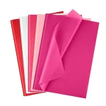 White Paper Bags with Handles + Soft Tissue Paper for Gift Wrapping and Packaging x