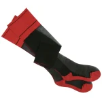 Women’s Backseam Sheer Toe Thigh High Stockings Red Black