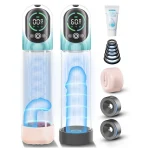 in Automatic Electric Vacuum Penis Pump with Training Modes Suction Modes Deep Green