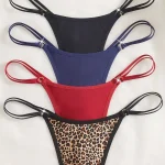 Low Waist Breathable Thongs Double Thin Straps Main