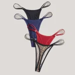 Low Waist Breathable Thongs Double Thin Straps Main