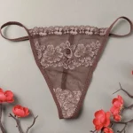 Embroidered Low Waist G String