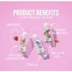 LUBELIFE Water Based Flavored Personal Lubricant No Added Sugar Fl Oz