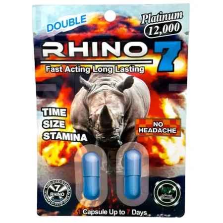 Rhino Platinum Male Enhancement Pills Double Pack K Edition