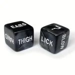 pcs Couples Game Night Decision Dice Black