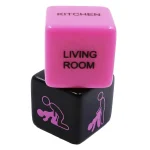 pcs Couples Game Night Decision Dice Black Pink