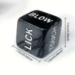 pcs Couples Game Night Decision Dice Black