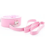 Pieces Faux Leather and Fur Role Play Kit Pink Neck