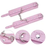 Pieces Faux Leather and Fur Role Play Kit Pink Full