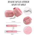 Pieces Faux Leather and Fur Role Play Kit Pink Full