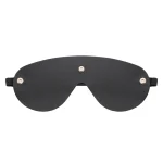 Faux Leather Eye Mask BLACK