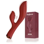 G Spot & Clitoral Stimulating Rabbit Vibrator Vibration & Tapping Modes Red