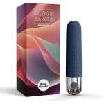 Pocket sized Quiet Bullet Vibrator with Pleasure Modes Full Silicone BLUE