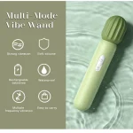 Powerful Rechargeable Cactus Vibrator with Vibrations Inches Lime Green