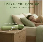 Powerful Rechargeable Cactus Vibrator with Vibrations Inches Lime Green