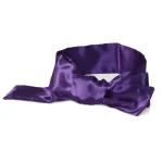 Satin Bondage Scarf Eye Mask:Hand Ties x inches Purple