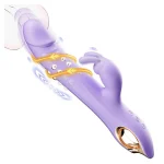 Thrusting Rabbit Vibrator with Revolving Beads Lavender