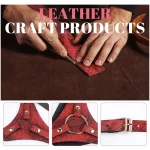 Wearable Strap on Dildo Harness Red Snake