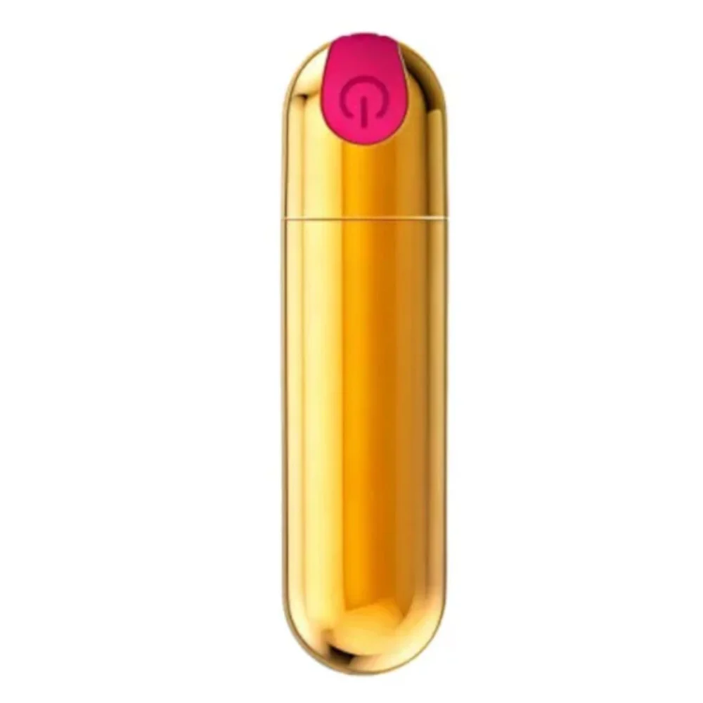 Speed USB Rechargeable Bullet Vibrator Gold