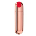 Speed USB Rechargeable Bullet Vibrator Rose Gold
