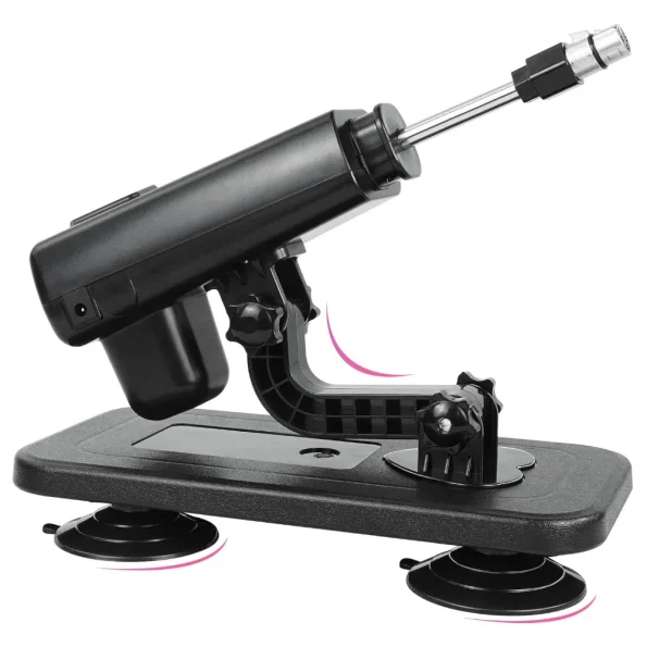 Adjustable Thrusting Sex Machine with Accessories Black