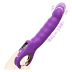 G Spot Vibrator with Thrusting & Vibration Modes Purple