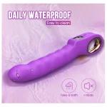 G Spot Vibrator with Thrusting & Vibration Modes Purple