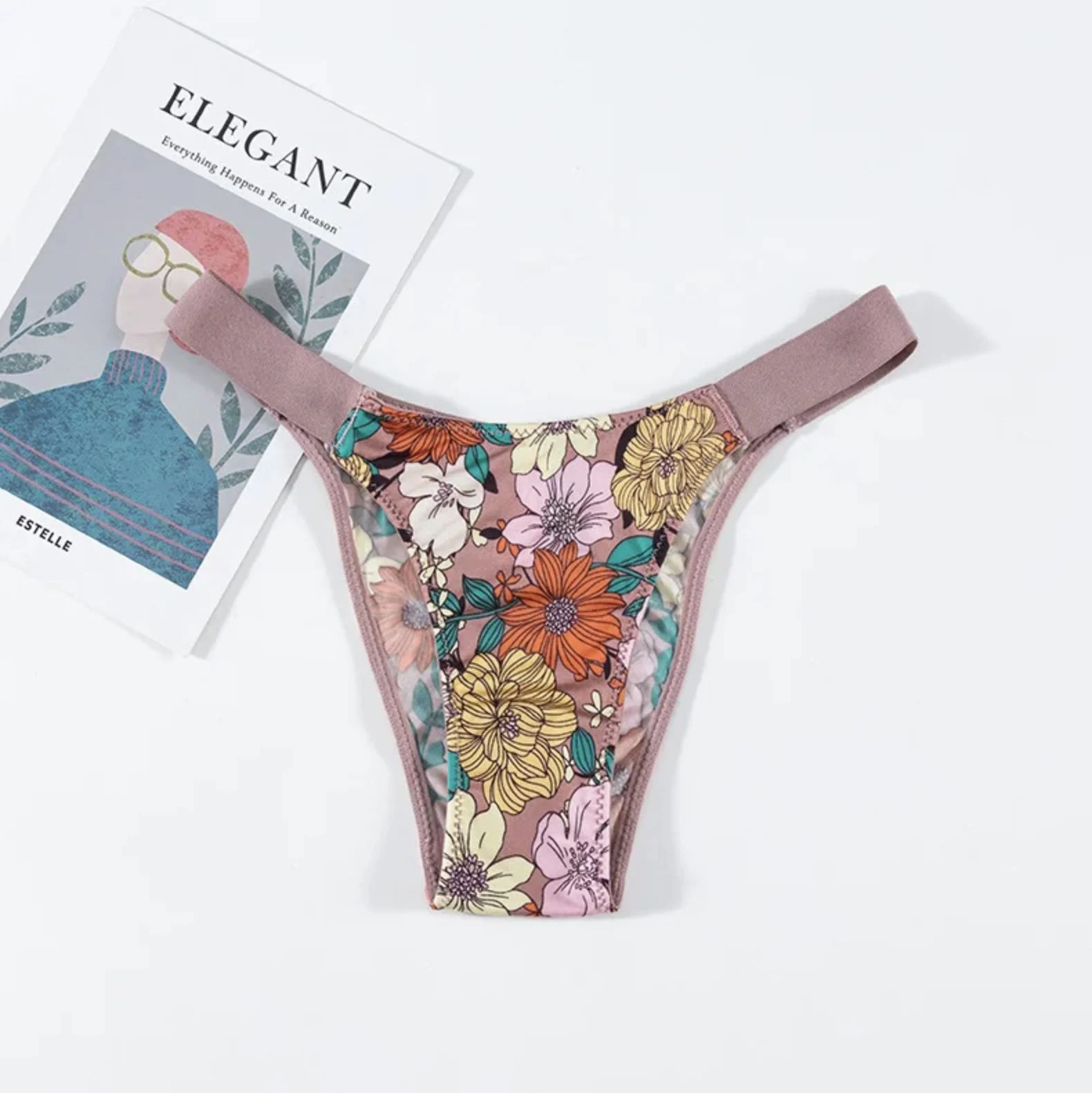 Low Waist Seamless European Style Thong Underwear