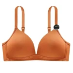Seamless Push Up Bralette CARAMEL ORANGE