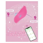 APP Controlled Wearable Vibrating Panties with Vibration Modes Pink