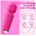 Cordless Erotic Wand Massager Powerful Vibration App Controlled Pink