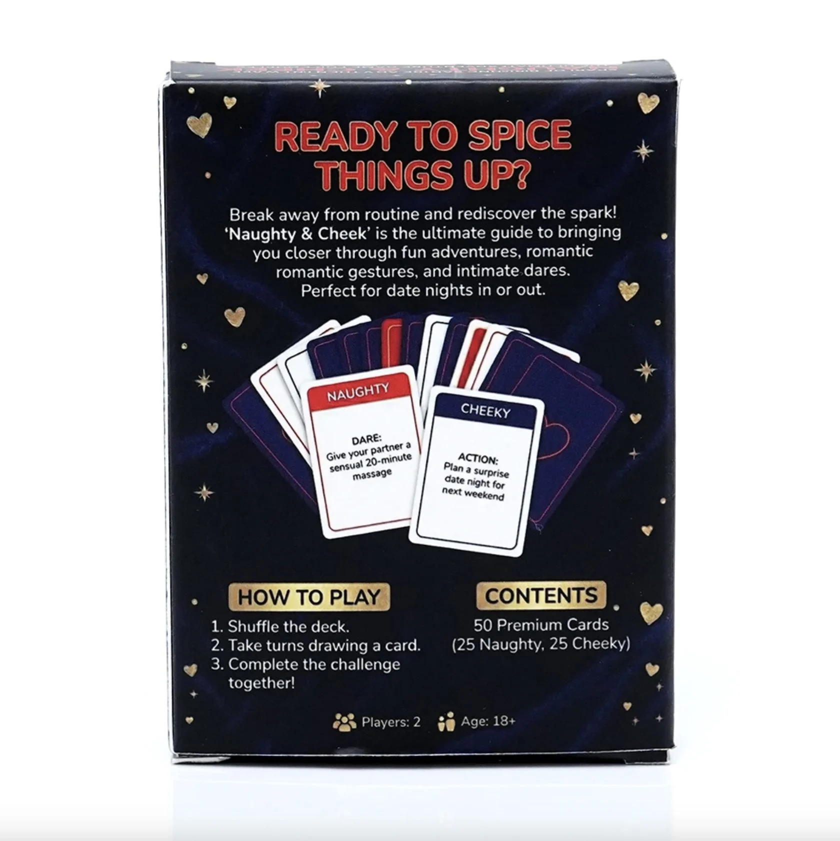 Naughty And Cheeky Couples Card Game For Relationship Building
