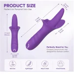 Quiet Licking Tongue Style Clitoris Vibrator Purple