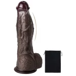 Realistic Silicone Curve BBC Dildo with Suction Cup Inch Cocoa
