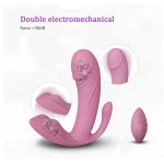 Remote Control Wearable Vibrator Modes Light Pink