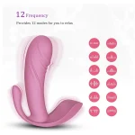 Remote Control Wearable Vibrator Modes Light Pink