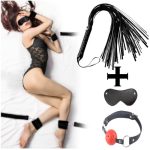 Under Bed Restraint Kit with Whip Mask and Gag Ball
