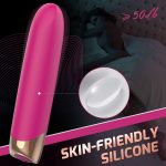 Premium Silicone Clitoral Bullet Vibrator - Pink