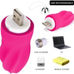 Silicone USB Rechargeable Waterproof Tightening Love Egg – Pink