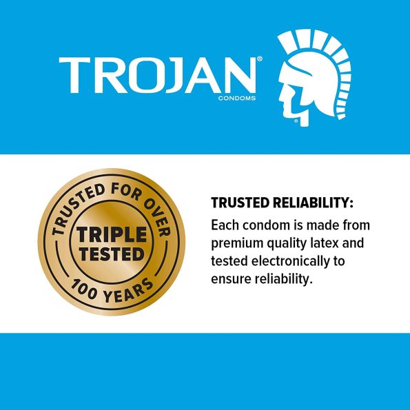 Trojan Ultra Ribbed Ecstasy Lubricated Condoms 26 Count3