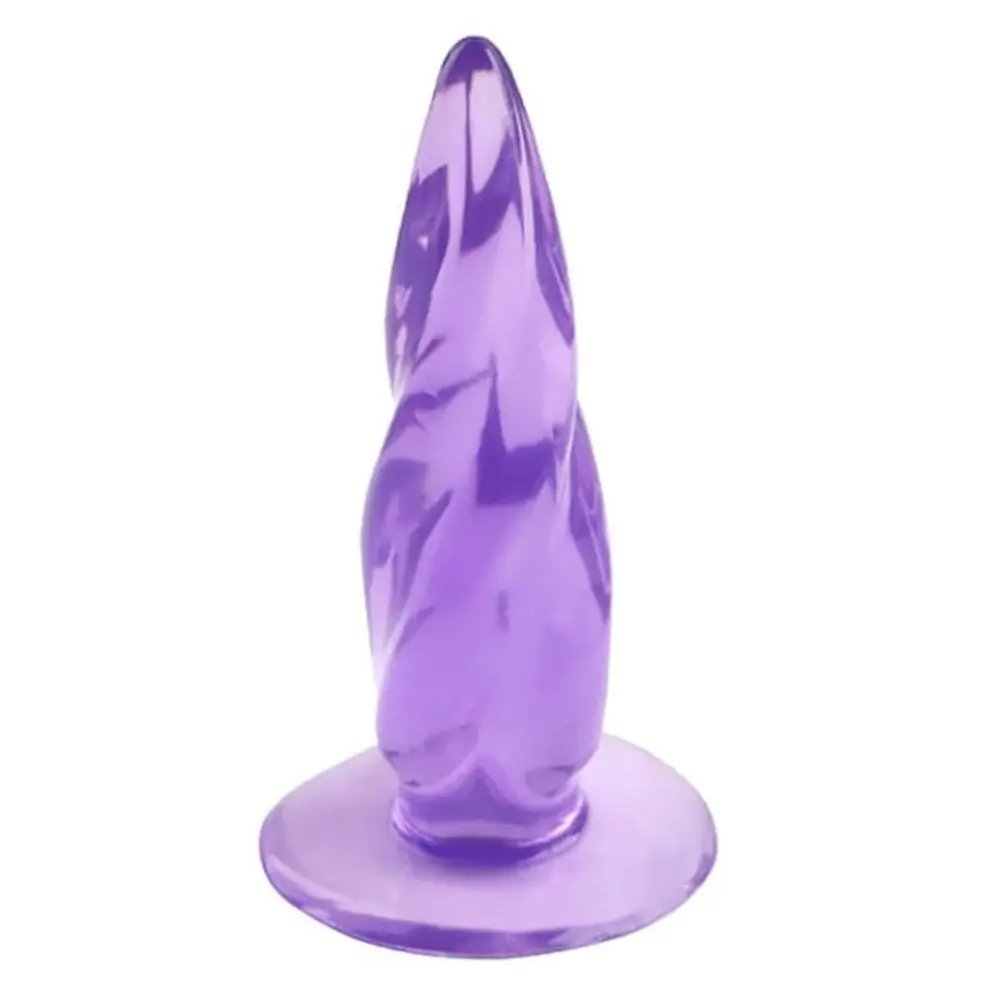 Mini Crystal Anal Plug Inches Purple